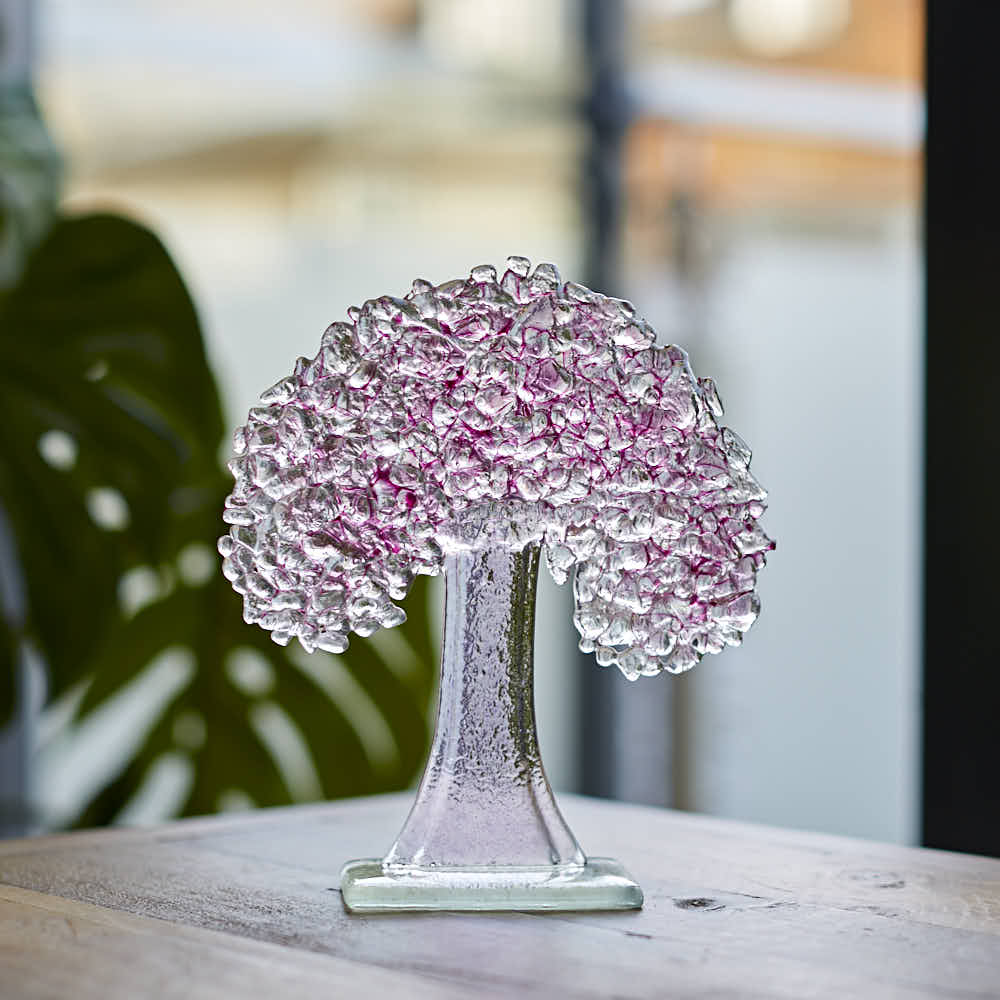Fused Glass Tree, Spring