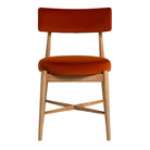 G Plan Flora Retro Dining Chair in Orange