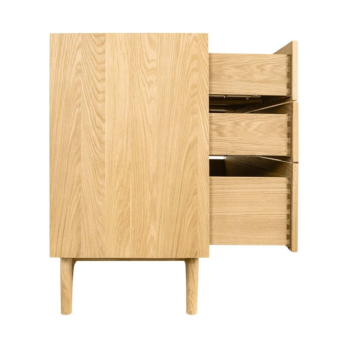G Plan Larsen Oak 3 Drawer Chest of Drawers - Angela Reed -