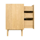 G Plan Larsen Oak 3 Drawer Chest of Drawers - Angela Reed -