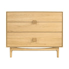G Plan Larsen Oak 3 Drawer Chest of Drawers - Angela Reed -
