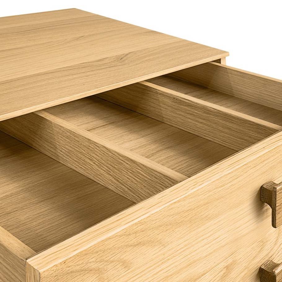 G Plan Larsen Oak 3 Drawer Chest of Drawers - Angela Reed -