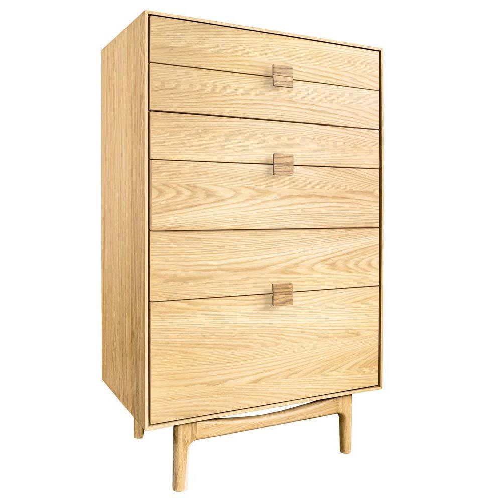 G Plan Larsen Oak 6 Drawer Tall Chest - Angela Reed -