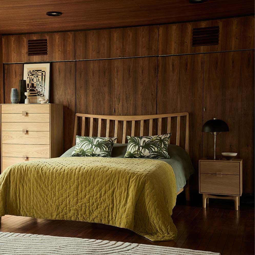 G Plan Larsen Oak Bedside Table - Angela Reed -