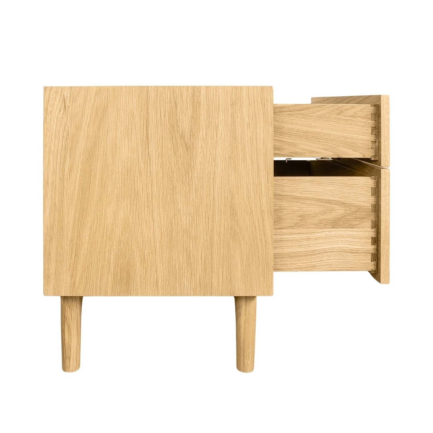G Plan Larsen Oak Bedside Table - Angela Reed -