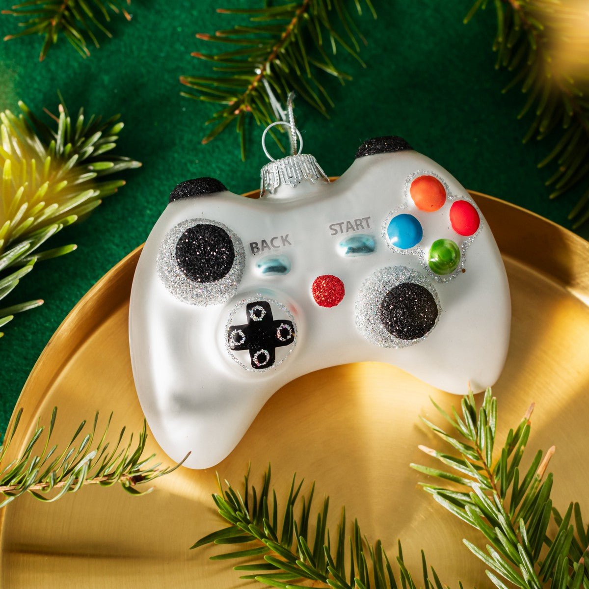 Game Controller Shaped Bauble - Angela Reed - Christmas Decorations
