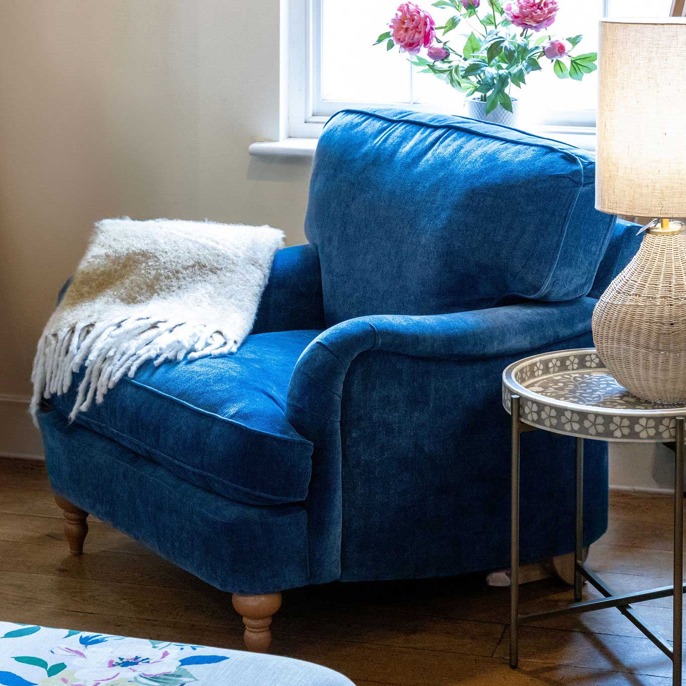 Georgie Armchair Snuggler / Natural Tailored Weave (House 2) / Light,Snuggler / Natural Tailored Weave (House 2) / Medium,Snuggler / Natural Tailored Weave (House 2) / Limed,Snuggler / Natural Tailored Weave (House 2) / Vintage Grey,Snuggler / Soft Chenille Topaz Check (House 2) / Light,Snuggler / Soft Chenille Topaz Check (House 2) / Medium,Snuggler / Soft Chenille Topaz Check (House 2) / Limed,Snuggler / Soft Chenille Topaz Check (House 2) / Vintage Grey,Snuggler / Soft Chenille Topaz Stripe (House 2) / L