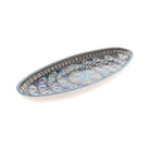 Giant Hand Made Oval Dish, Rainbow