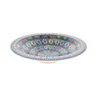 Giant Hand Made Serving Bowl, Rainbow