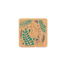 Giraffes Cork Coaster, Set of 4