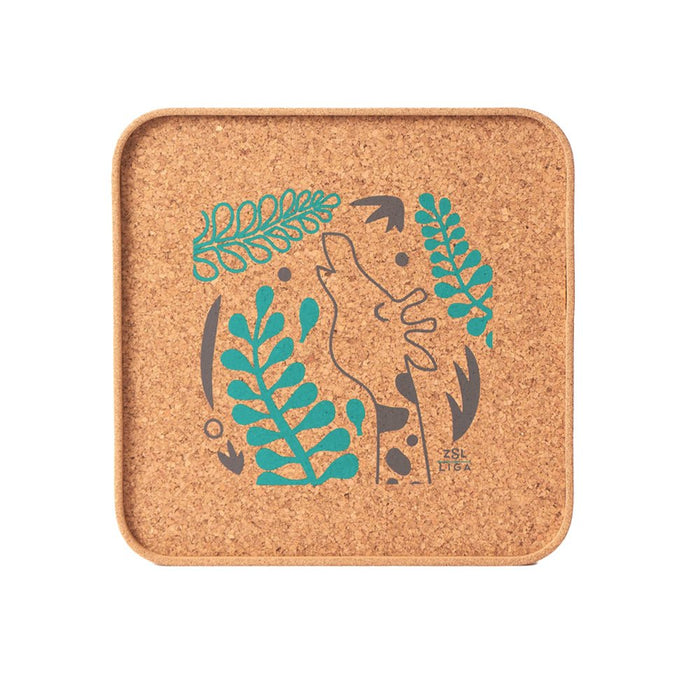 Giraffes Cork Tray