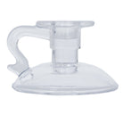 Glass Candlestick 6cm, Clear