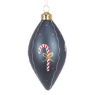Glass Candy Cane Finial 12cm - Angela Reed - Christmas Decorations
