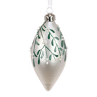 Glass Iris Finial 12cm - Angela Reed - Christmas Decorations