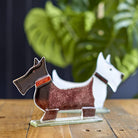 Glass Scottie Dog
