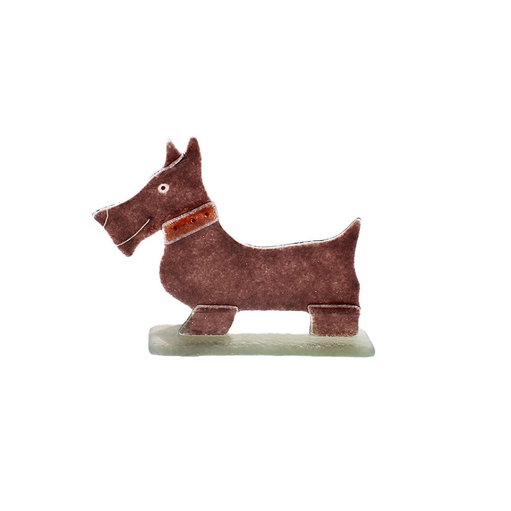 Glass Scottie Dog
