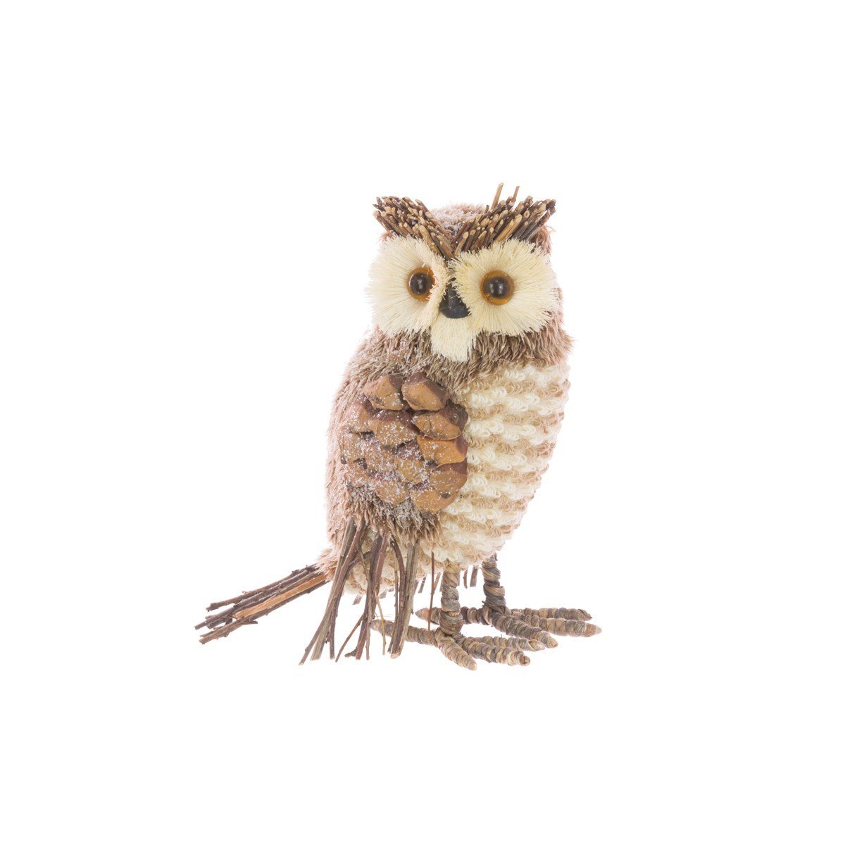 Glitter Owl Figure - Angela Reed - Christmas Decorations