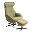 Globe Fabric Swivel Recliner Chair Makalu Forest - Fabric / Aluminium,Makalu Forest - Fabric / Black,Paris Bronze - Fabric / Aluminium,Paris Bronze - Fabric / Black,Evita Petrol - Fabric / Aluminium,Evita Petrol - Fabric / Black,Gianni Sand - Fabric / Aluminium,Gianni Sand - Fabric / Black,Makalu Beige - Fabric / Aluminium,Makalu Beige - Fabric / Black,Makalu Blush - Fabric / Aluminium,Makalu Blush - Fabric / Black