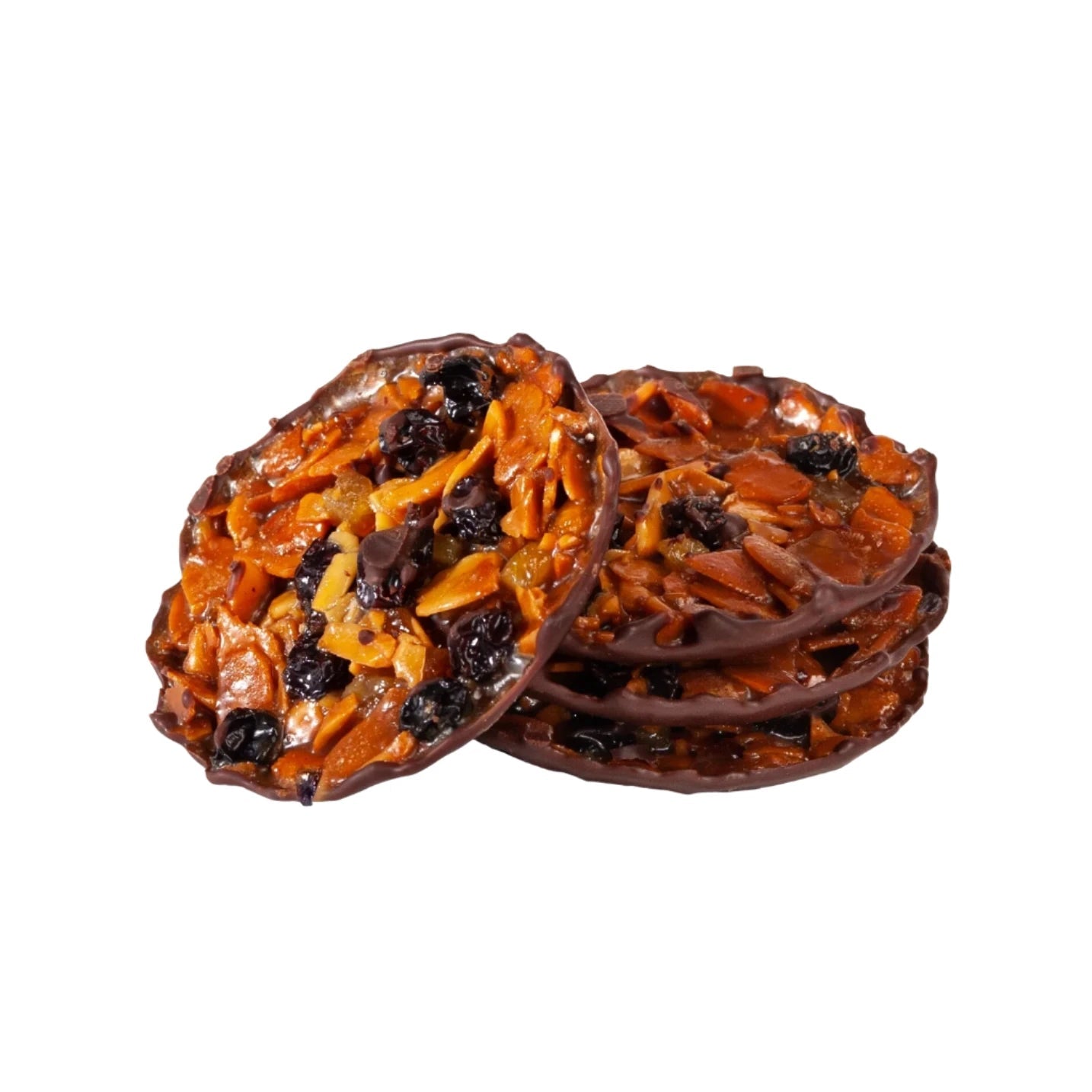 Gourmet Florentines, Orange and Dark Chocolate