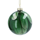 Green and Marble Bauble - Angela Reed - Christmas Decorations