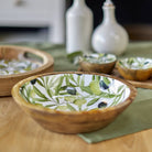 Handcrafted Mango Wood Bowl, Olives - Angela Reed -