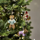 Handmade Felt Bruce the Bear Hanging Decoration