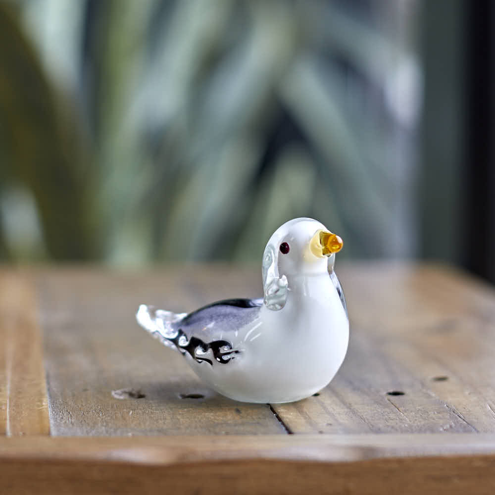 Handmade Glass Seagull