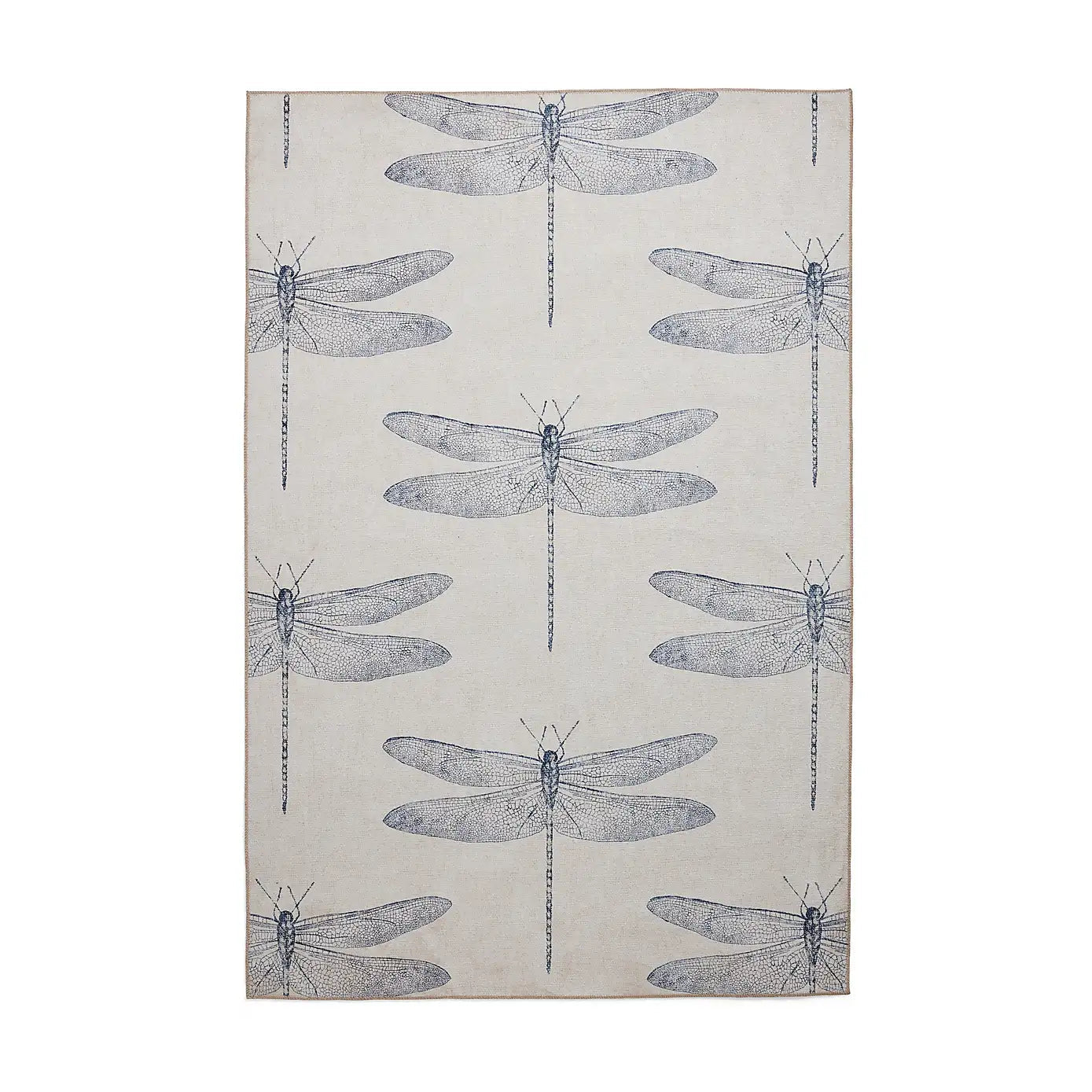 Harlequin Demoiselle Washable Rug, Indigo 76 x 150cm,120 x 170cm,152 x 230cm,185 x 290cm,61 x 230cm