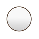 Helsinki Large Round Mirror, Walnut