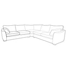 Henley Corner Sofa Large Corner Sofa / Manolo Natural (B)