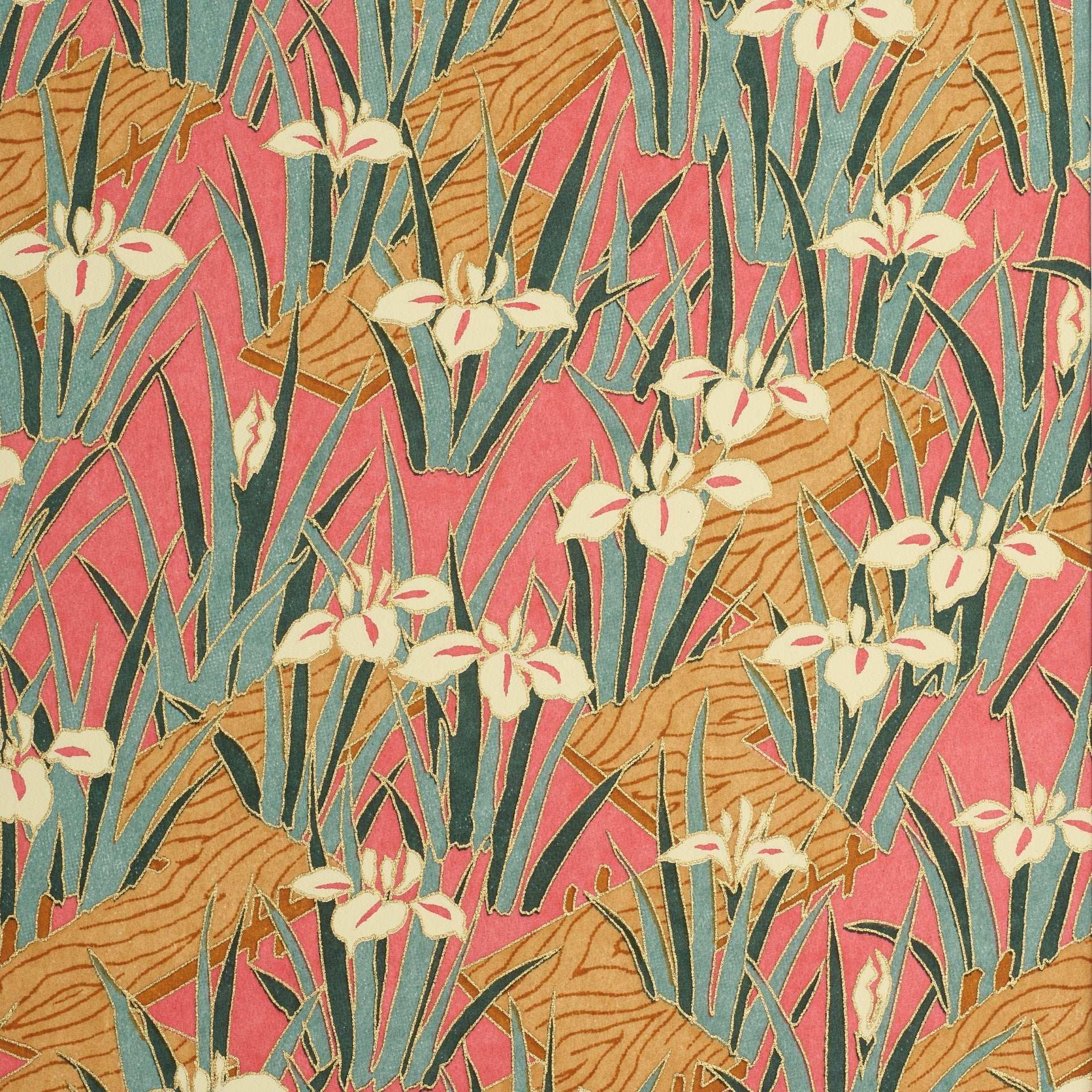 Heritage Notebook, Water Iris, Pink Small,Medium