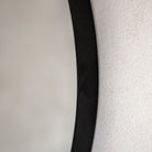 Holworth Large Round Mirror, Black