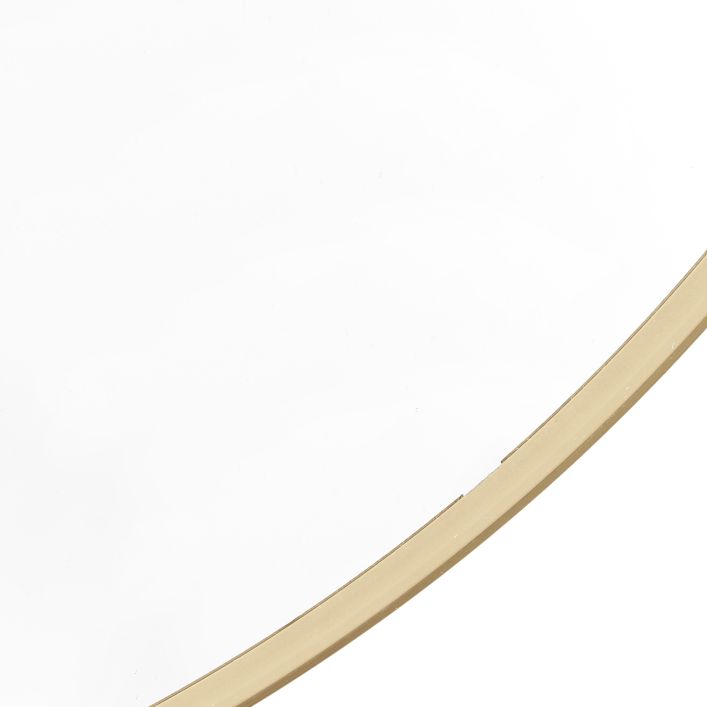 Holworth Large Round Mirror, Gold