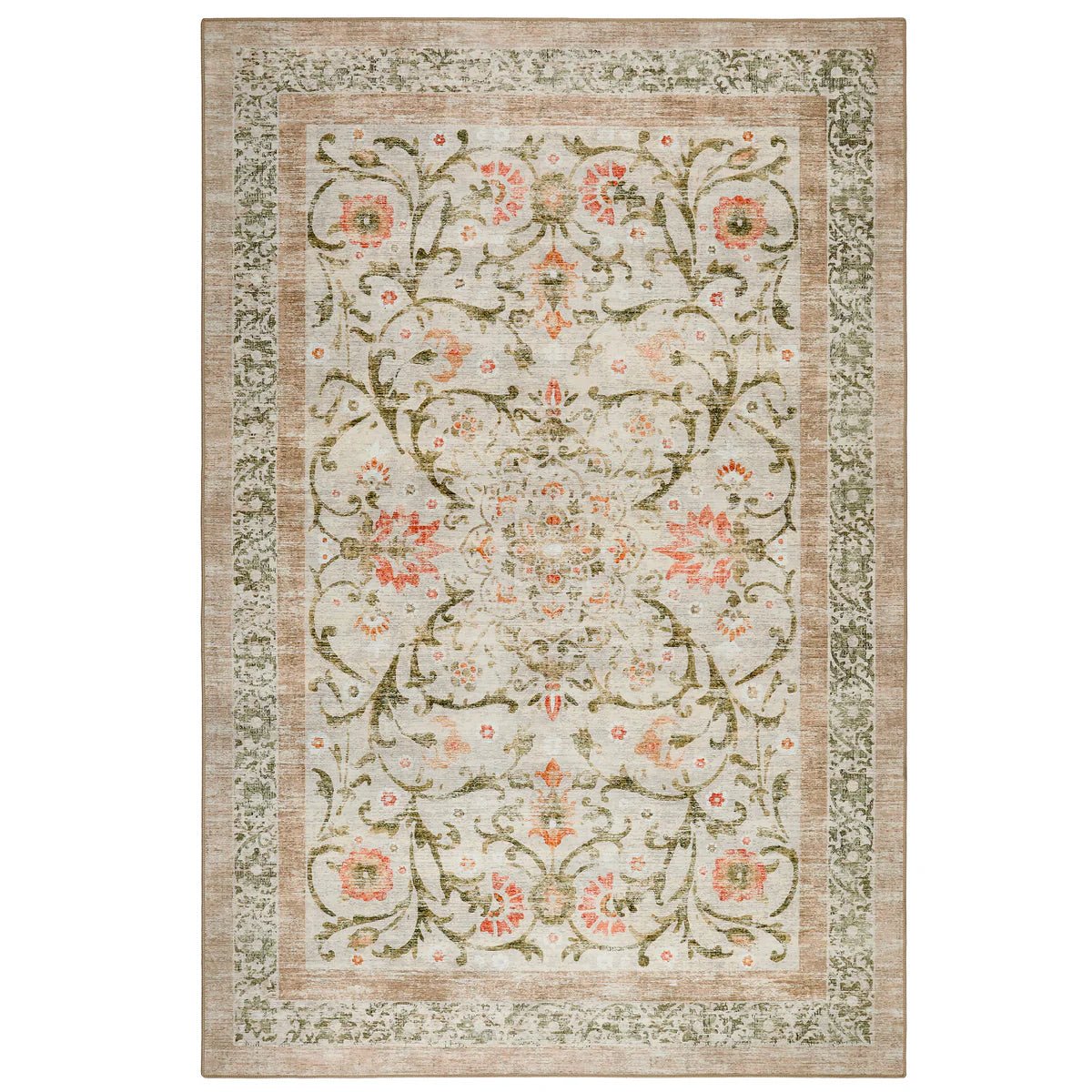 Hug Rug Eco-Washable Country Paisley Rug 120 x 185cm,160 x 230cm,185 x 275cm,75 x 220cm runner,75 x 300cm runner