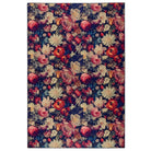 Hug Rug Eco-Washable Dark Florals Rug 120 x 185cm,160 x 230cm,185 x 275cm,75 x 220cm runner,75 x 300cm runner