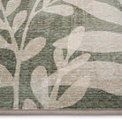 Hug Rug Eco-Washable Eden Leaves Green Rug 120 x 185cm,160 x 230cm,185 x 275cm,75 x 220cm runner