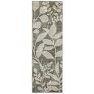 Hug Rug Eco-Washable Eden Leaves Green Rug 120 x 185cm,160 x 230cm,185 x 275cm,75 x 220cm runner