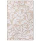 Hug Rug Eco-Washable Eden Leaves Natural Rug 120 x 185cm,160 x 230cm,185 x 275cm,75 x 220cm runner