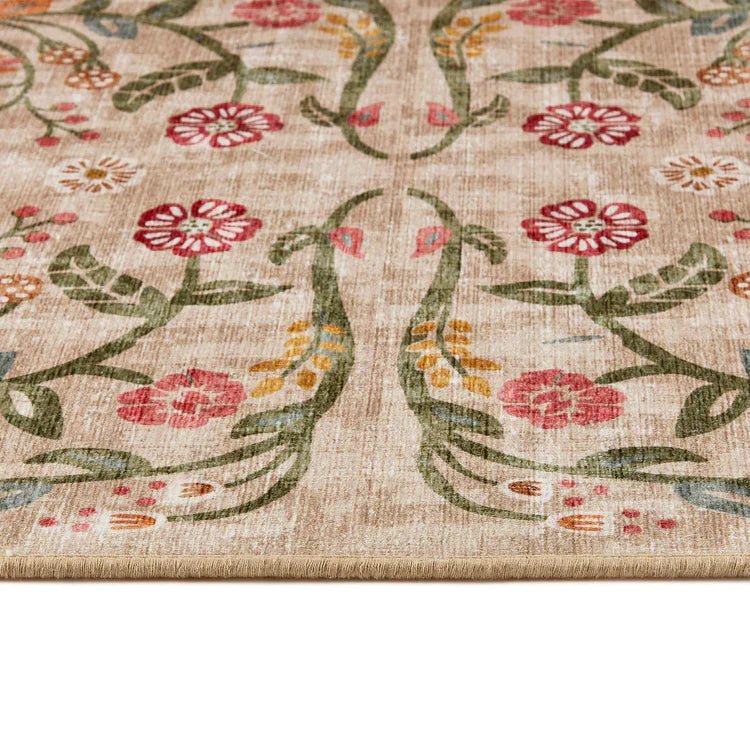 Hug Rug Eco-Washable Heritage Garden Rug 120 x 185cm,160 x 230cm,185 x 275cm,75 x 220cm,75 x 300cm
