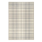 Hug Rug Eco-Washable Isla Plaid Neutral Rug 185 x 275cm,160 x 230cm,120 x 185cm,75 x 220cm,75 x 300cm