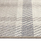 Hug Rug Eco-Washable Isla Plaid Neutral Rug 185 x 275cm,160 x 230cm,120 x 185cm,75 x 220cm,75 x 300cm