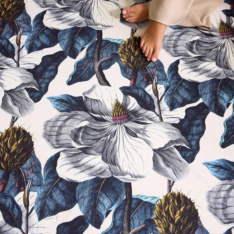 Hug Rug Eco-Washable Magnolia Garden Rug 120 x 185cm,160 x 230cm,185 x 275cm,75 x 220cm