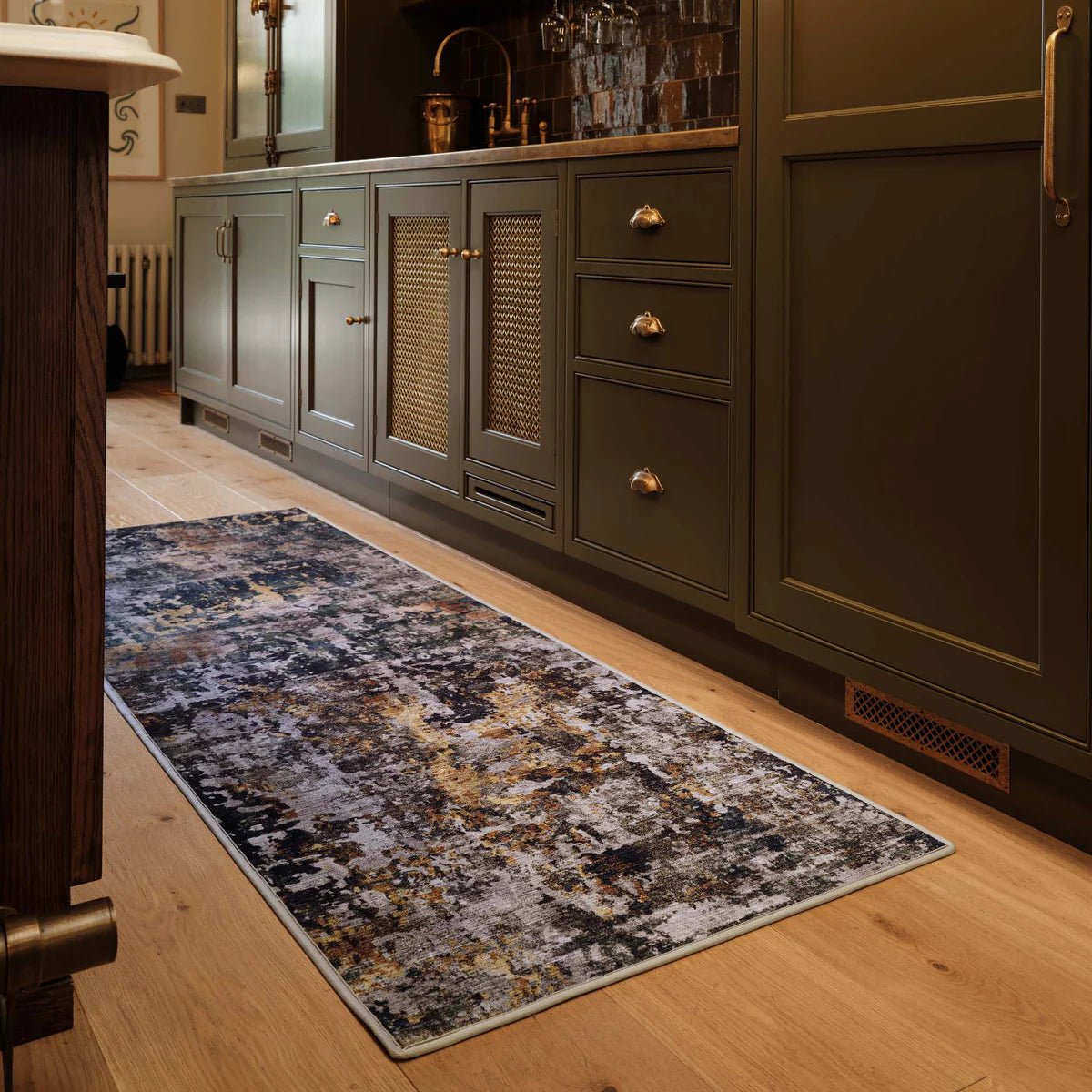 Hug Rug Eco-Washable Rafe Texture Natural Rug 75 x 220cm,120 x 185cm,160 x 230cm,185 x 275cm