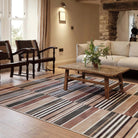 Hug Rug Eco-Washable Savanna Stripe Rug 75 x 220cm,120 x 185cm,160 x 230cm,185 x 275cm