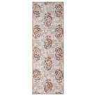 Hug Rug Eco-Washable Woodblock Paisley Rust 75 x 220cm,120 x 185cm,160 x 230cm,185 x 275cm