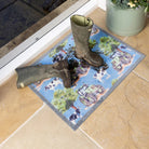 Farmyard Tractors and Cows Doormat