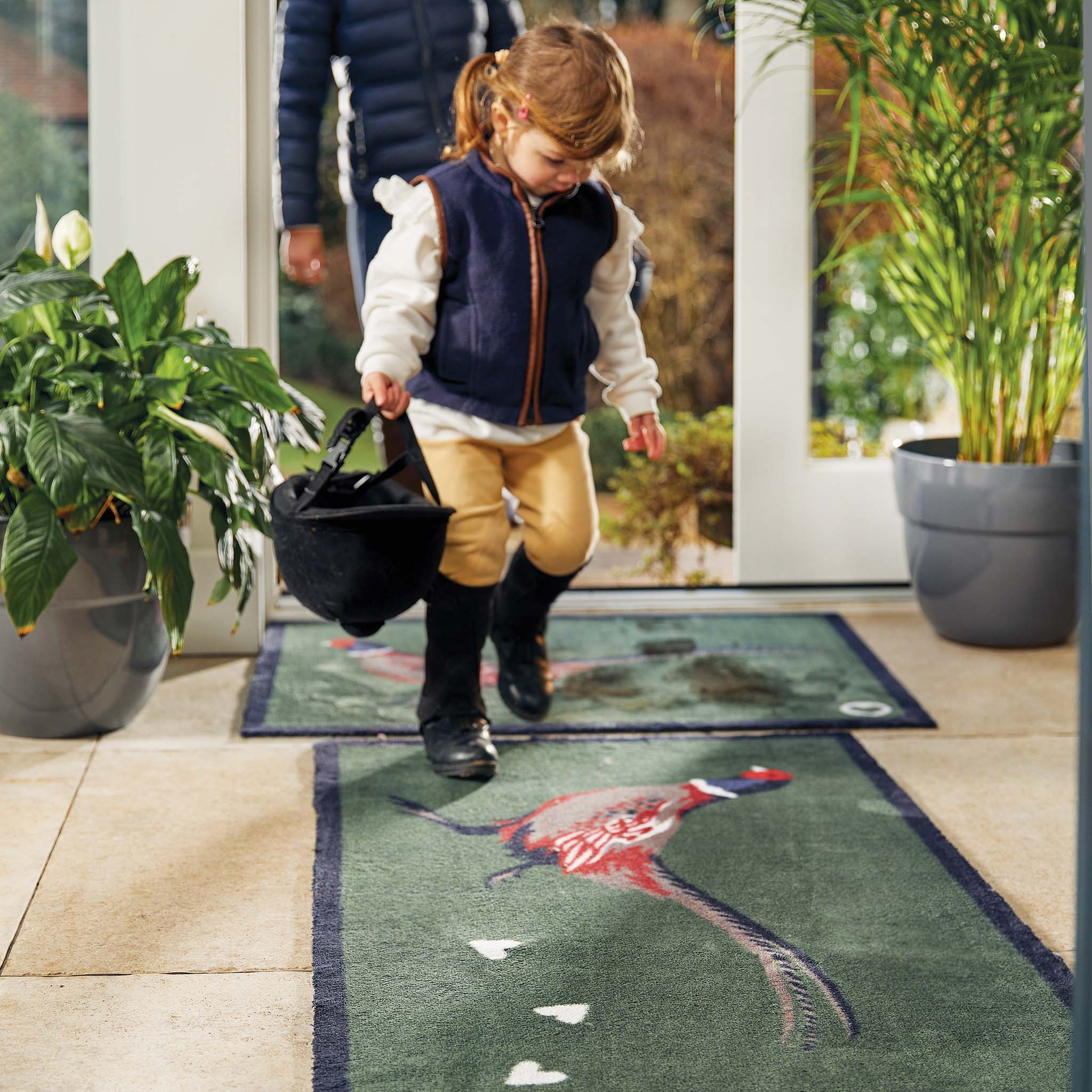 Green Pheasant Doormat