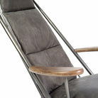 Huntingdon Studio Chair, Grey Leather