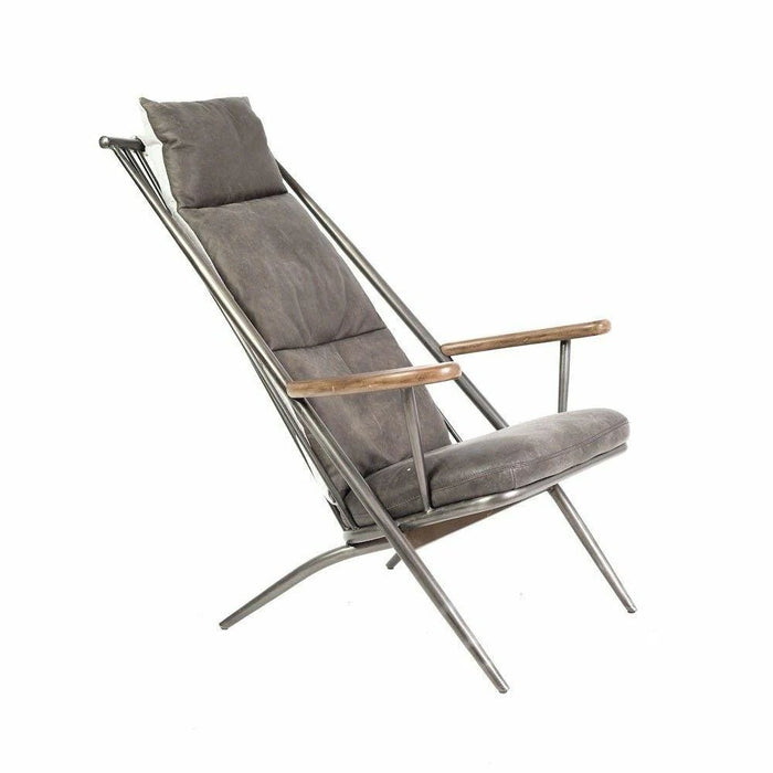 Huntingdon Studio Chair, Grey Leather
