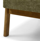 Inca Armchair Faux Brown Leather,Olive Fabric,Wine Fabric
